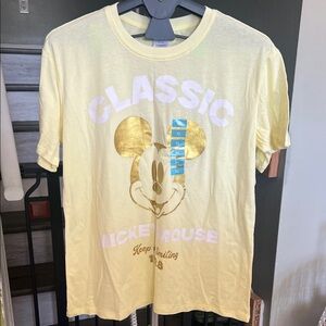 Classic Mickey Mouse Yellow T-Shirt